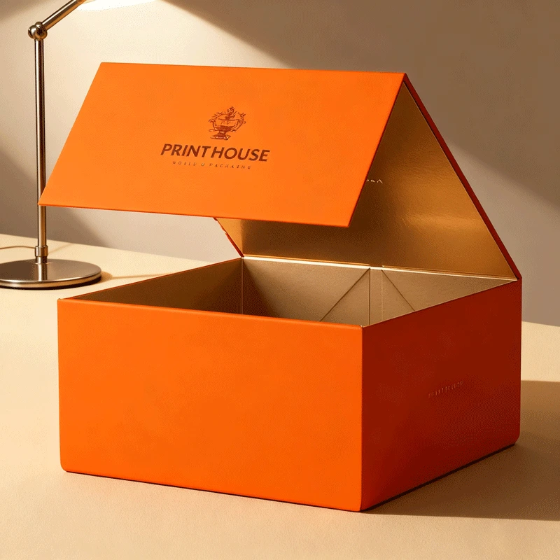 Matte Collapsible Magnetic Gift Box for Cosmetics