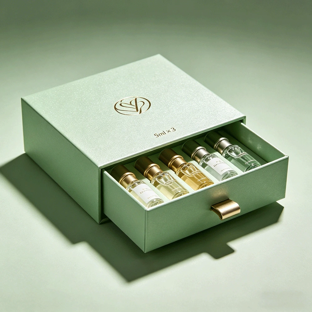 Art Paper Slide Drawer Box for Perfume and Cosmetics
